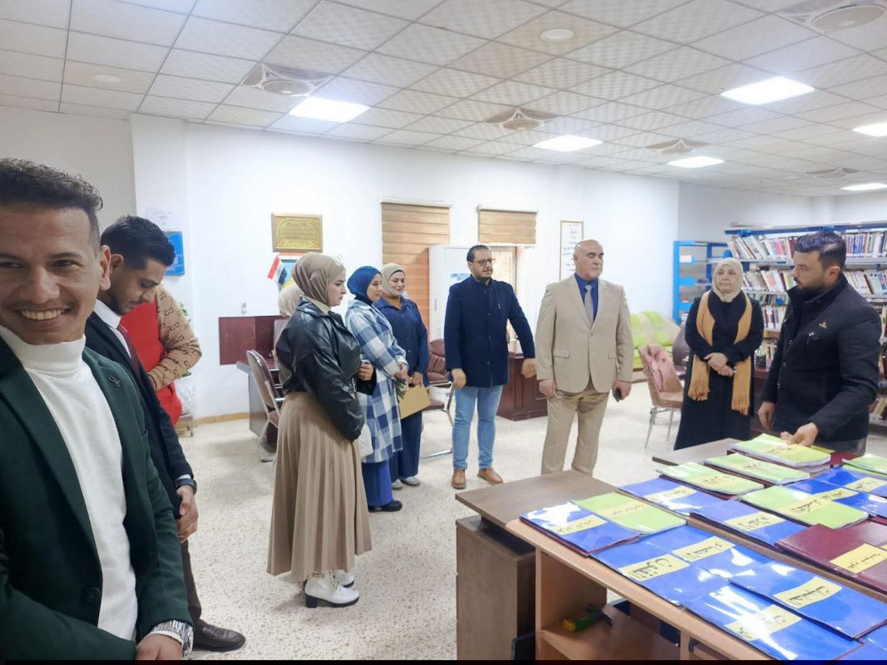 Visit of the College of Arts Delegation – University of Samarra to the Central Library, University of Tikrit